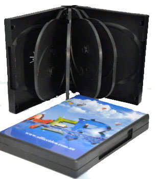 10 DVD case Black (33mm)